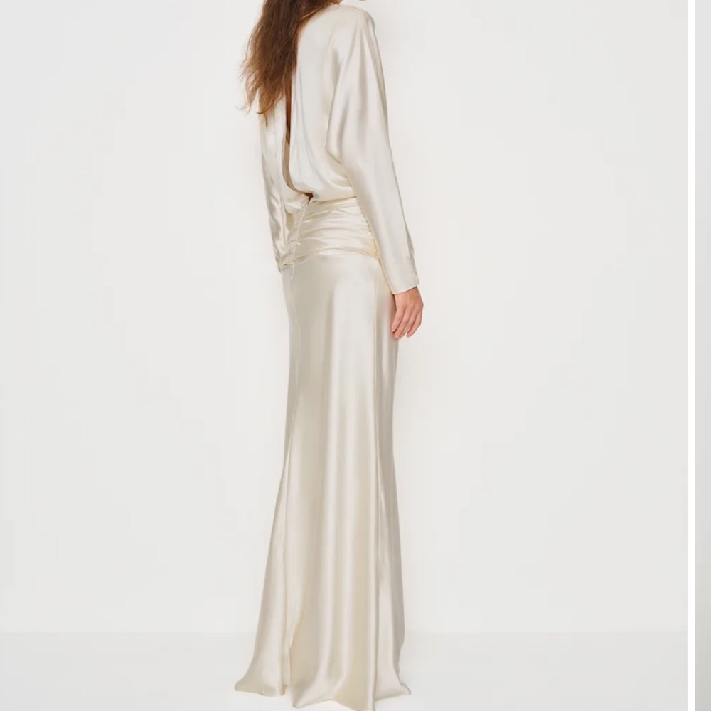 NEW NWT Reformation Esmee Silk Dress - Picture 3 of 5